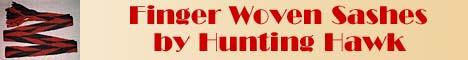 Finger Woven Sashes by Hunting Hawk